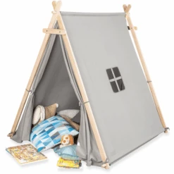 Pinolino Tent Tipi Noah Grijs -Kinderspeelgoed pinolino tent tipi noah grijs a283386 2