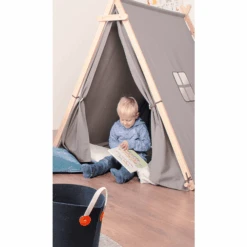 Pinolino Tent Tipi Noah Grijs -Kinderspeelgoed pinolino tent tipi noah grijs a283386 3