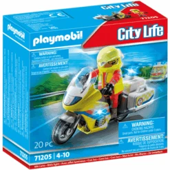 PLAYMOBIL ® Noodarts Motorfiets Met Zwaailicht