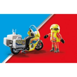 PLAYMOBIL ® Noodarts Motorfiets Met Zwaailicht 8 PLAYMOBIL ® Noodarts Motorfiets Met Zwaailicht -Kinderspeelgoed playmobil noodarts motorfiets met zwaailicht a394627 3