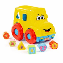 POLESIE ® Bus Met Insteekstenen (displaydoos) -Kinderspeelgoed polesie bus met insteekstenen displaydoos a345555 3