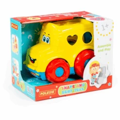 POLESIE ® Bus Met Insteekstenen (displaydoos) -Kinderspeelgoed polesie bus met insteekstenen displaydoos a345555 4