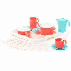POLESIE ® Keukenset Op Dienblad (3 Personen) 7 POLESIE ® Keukenset Op Dienblad (3 Personen) -Kinderspeelgoed polesie keukenset op dienblad 3 personen a298831 2