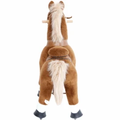 PonyCycle ® Bruin Met Rem En Geluid - Groot 7 PonyCycle ® Bruin Met Rem En Geluid - Groot -Kinderspeelgoed ponycycle bruin met rem en geluid groot a313694 2