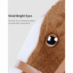 PonyCycle ® Bruin Met Rem En Geluid - Klein -Kinderspeelgoed ponycycle bruin met rem en geluid klein a313688 4