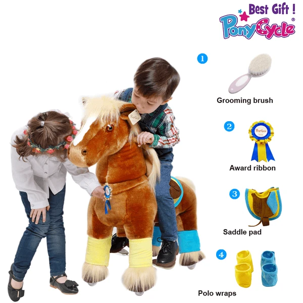 PonyCycle® Bruin Paard, Klein 5 PonyCycle® Bruin Paard, Klein - Afbeelding 5