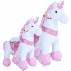 PonyCycle ® Roze Eenhoorn Met Rem - Groot 8 PonyCycle ® Roze Eenhoorn Met Rem - Groot -Kinderspeelgoed ponycycle roze eenhoorn met rem groot a313697 3