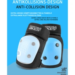 PROMETHEUS BICYCLES ® Beschermers Pads Set 6 In 1 Blauw 7 PROMETHEUS BICYCLES ® Beschermers Pads Set 6 In 1 Blauw -Kinderspeelgoed prometheus bicycles beschermers pads set 6 in 1 blauw a403265 2