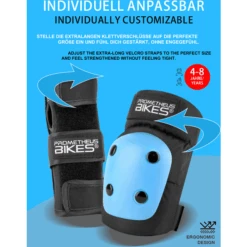 PROMETHEUS BICYCLES ® Beschermers Pads Set 6 In 1 Blauw 8 PROMETHEUS BICYCLES ® Beschermers Pads Set 6 In 1 Blauw -Kinderspeelgoed prometheus bicycles beschermers pads set 6 in 1 blauw a403265 3