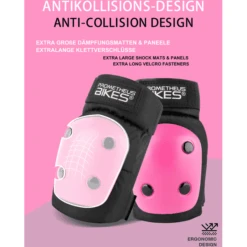 PROMETHEUS BICYCLES ® Beschermers Pads Set 6 In 1 Roze -Kinderspeelgoed prometheus bicycles beschermers pads set 6 in 1 roze a403277 2