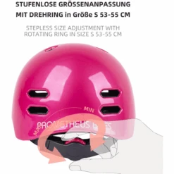 PROMETHEUS BICYCLES Fietshelm Maat S 53-55 Cm, Roze/wit, Roze/wit -Kinderspeelgoed prometheus bicycles fietshelm maat s 53 55 cm roze wit roze wit a253027 3