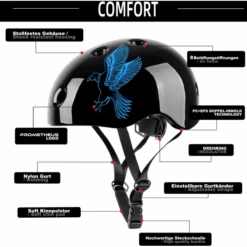 PROMETHEUS BICYCLES ® Fietshelm Maat XS 48-52 Cm Blauw -Kinderspeelgoed prometheus bicycles fietshelm maat xs 48 52 cm blauw a403247 2