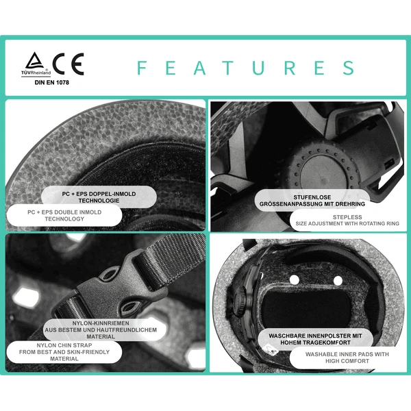 PROMETHEUS BICYCLES ® Fietshelm Maat XS 48-52 Cm Rood 4 PROMETHEUS BICYCLES ® Fietshelm Maat XS 48-52 Cm Rood - Afbeelding 4