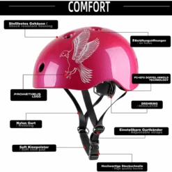 PROMETHEUS BICYCLES ® Fietshelm Maat XS 48-52 Cm Roze -Kinderspeelgoed prometheus bicycles fietshelm maat xs 48 52 cm roze a403224 2