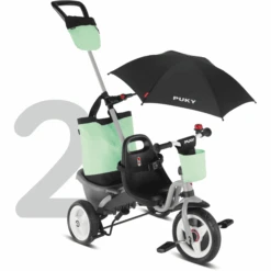 PUKY® 4 In 1 Driewieler Ceety Comfort Lichtgrijs 2440 -Kinderspeelgoed puky 4 in 1 driewieler ceety comfort lichtgrijs 2440 a285577 4