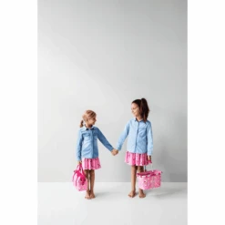 Reisenthel® Carrybag XS Kids Abc Friends Pink -Kinderspeelgoed reisenthel carrybag xs kids abc friends pink a262543 2