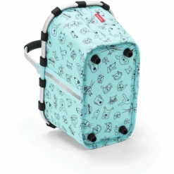 Reisenthel® Carrybag XS Kids Cats And Dogs Mint -Kinderspeelgoed reisenthel carrybag xs kids cats and dogs mint a247089 2
