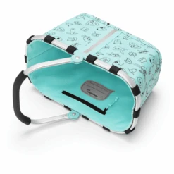 Reisenthel® Carrybag XS Kids Cats And Dogs Mint -Kinderspeelgoed reisenthel carrybag xs kids cats and dogs mint a247089 3