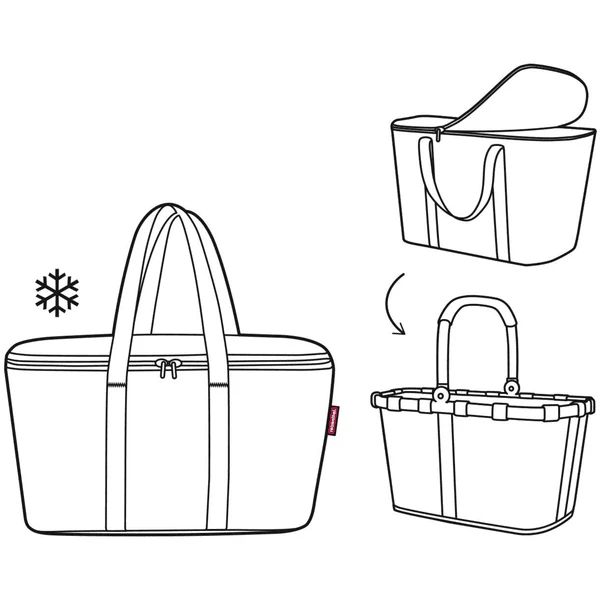 Reisenthel ® Koeltas XS Gemengde Stippen Rood 5 Reisenthel ® Koeltas XS Gemengde Stippen Rood - Afbeelding 5