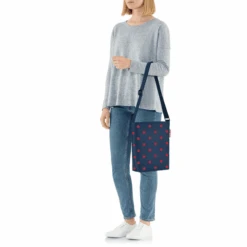 Reisenthel ® Schoudertas S Gemengde Stippen Rood -Kinderspeelgoed reisenthel schoudertas s gemengde stippen rood a366945 4