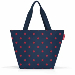 Reisenthel ® Shopper M Gemengde Stippen Rood -Kinderspeelgoed reisenthel shopper m gemengde stippen rood a392712 2