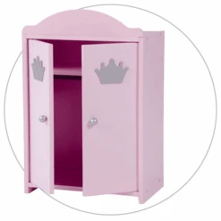 ROBA Poppen Kast Princess Sophie, Roze -Kinderspeelgoed roba poppen kast princess sophie roze a182009 4