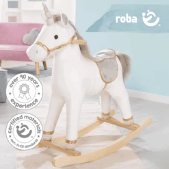 Roba Schommelende Eenhoorn Groot 8 Roba Schommelende Eenhoorn Groot -Kinderspeelgoed roba schommelende eenhoorn groot a298633 3