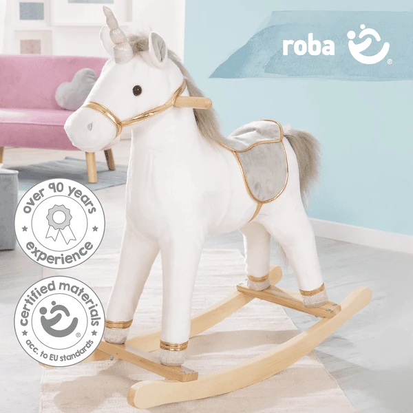 Roba Schommelende Eenhoorn Groot 4 Roba Schommelende Eenhoorn Groot - Afbeelding 4