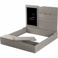 Roba Zandbak Met Deksel, Bord En Haken -Kinderspeelgoed roba zandbak met deksel bord en haken a307788 4