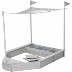 Roba Zandbak Schip Incl. Zonneluifel -Kinderspeelgoed roba zandbak schip incl zonneluifel a284395 2