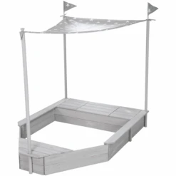 Roba Zandbak Schip Incl. Zonneluifel -Kinderspeelgoed roba zandbak schip incl zonneluifel a284395 4