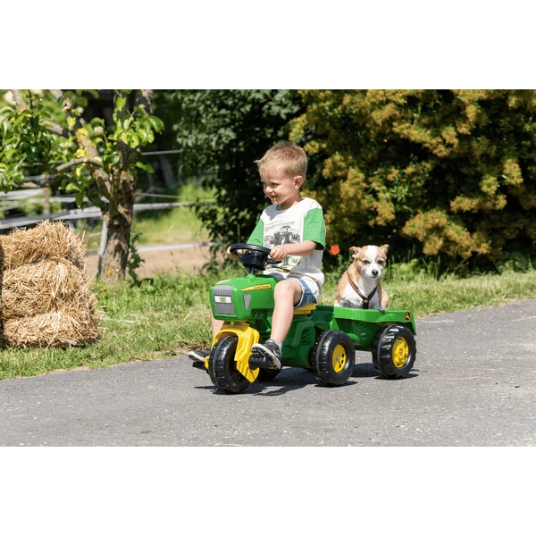 ROLLY TOYS RollyTrac John Deere Met RollyKid Trailer En RollySoundwheel 052769 2 ROLLY TOYS RollyTrac John Deere Met RollyKid Trailer En RollySoundwheel 052769 - Afbeelding 2