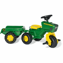 ROLLY TOYS RollyTrac John Deere Met RollyKid Trailer En RollySoundwheel 052769