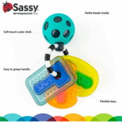 Sassy Baby Drive N Cool Activity Keys 7 Sassy Baby Drive N Cool Activity Keys -Kinderspeelgoed sassy baby drive n cool activity keys a349445 2