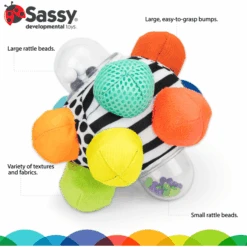 Sassy Baby Oefenbal -Kinderspeelgoed sassy baby oefenbal a349182 2