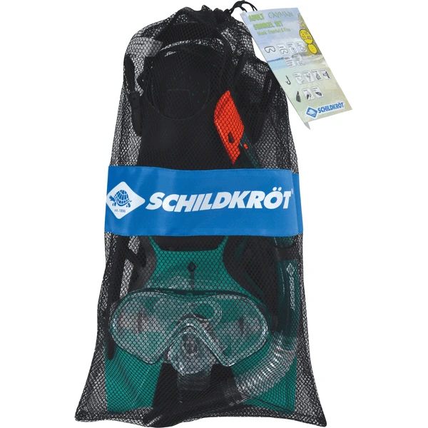 Schildkröt SCHILDKRÖT ® Snorkelset Cayman Turquoise - 3 Stuks, Maat S/M 3 Schildkröt SCHILDKRÖT ® Snorkelset Cayman Turquoise - 3 Stuks, Maat S/M - Afbeelding 3