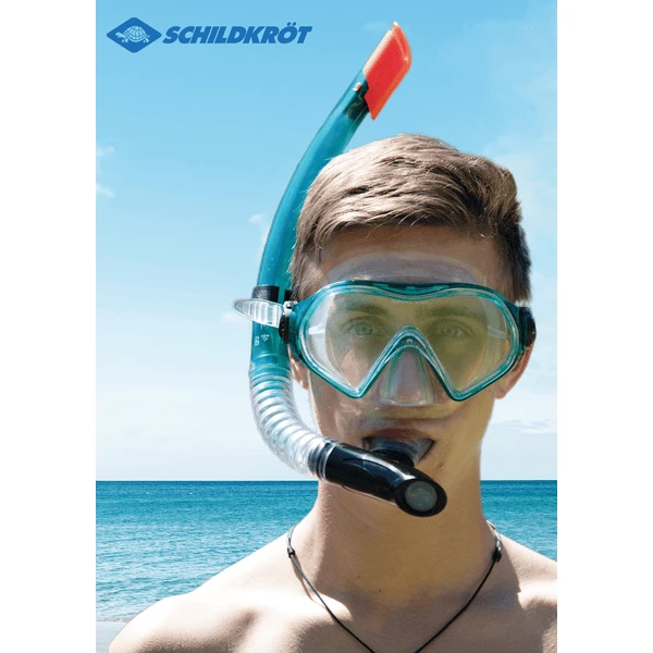 Schildkröt SCHILDKRÖT ® Snorkelset Cayman Turquoise - 3 Stuks, Maat S/M 5 Schildkröt SCHILDKRÖT ® Snorkelset Cayman Turquoise - 3 Stuks, Maat S/M - Afbeelding 5
