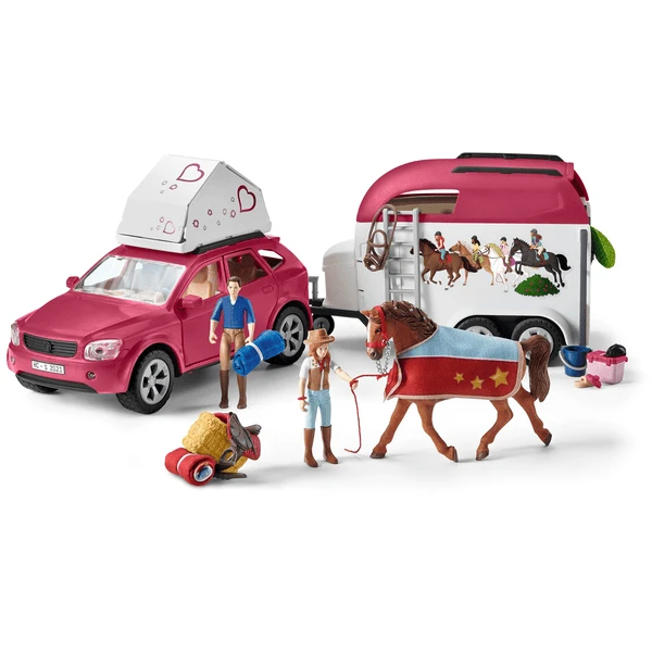 Schleich ® Horse Club Adventure Met Auto En Paardentrailer 42535 1 Schleich ® Horse Club Adventure Met Auto En Paardentrailer 42535