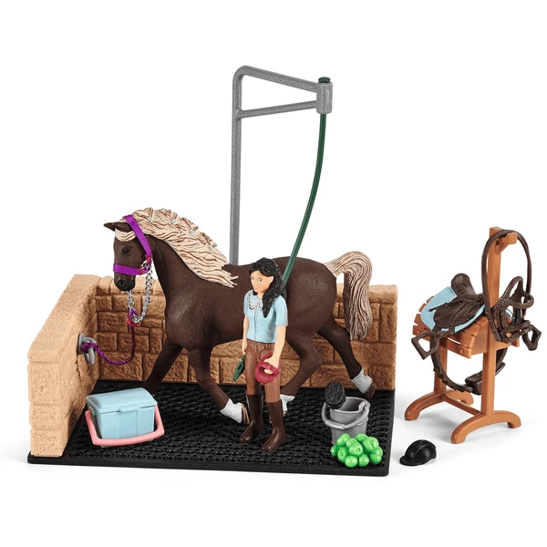 Schleich ® Wastafel Met Horse Club Emily & Luna, 42438 1 Schleich ® Wastafel Met Horse Club Emily & Luna, 42438