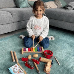 Schmetterline 16-delige Houten Ritmeset - RAINBOW -Kinderspeelgoed schmetterline 16 delige houten ritmeset rainbow a371195 2