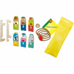 SES Creative SES Creativ E® Kegelen En Ringwerpen -Kinderspeelgoed ses creativ e kegelen en ringwerpen a338324 2