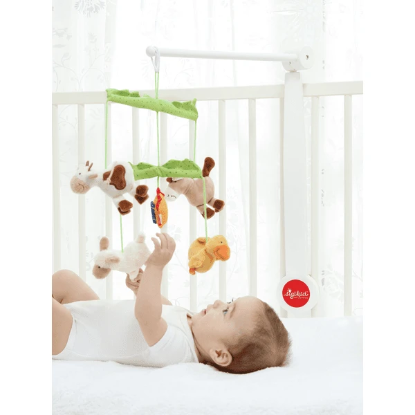 Sigikid Mobiele Houder Hout Wit 5 Sigikid Mobiele Houder Hout Wit - Afbeelding 5