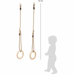 Small Foot ® Gymnastiekringen Hout -Kinderspeelgoed small foot gymnastiekringen hout a298727 4
