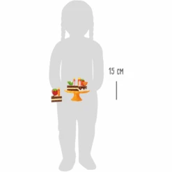 Small Foot ® Houten Snijdende Verjaardagstaart -Kinderspeelgoed small foot houten snijdende verjaardagstaart a351557 2