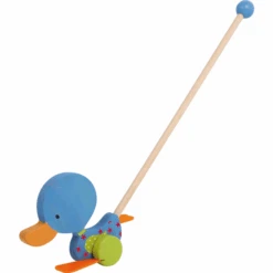 Small Foot® Loopstok Eend Matheo -Kinderspeelgoed small foot loopstok eend matheo a281910 2