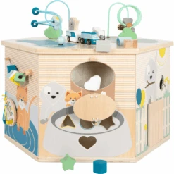 Small Foot ® Motor Cube XXL Huisdieren -Kinderspeelgoed small foot motor cube xxl huisdieren a329229 2