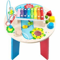 Small Foot® Motoriek- En Muziektafel 2 In 1 -Kinderspeelgoed small foot motoriek en muziektafel 2 in 1 a261379 2