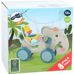 Small Foot ® Schuifdier Met Motorische Lus 7 Small Foot ® Schuifdier Met Motorische Lus -Kinderspeelgoed small foot schuifdier met motorische lus a282051 2