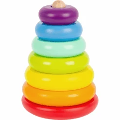 Small Foot ® Stapelende Toren Regenboog -Kinderspeelgoed small foot stapelende toren regenboog a304020 4