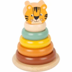 Small Foot ® Stapeltoren Tiger Safari -Kinderspeelgoed small foot stapeltoren tiger safari a304383 2